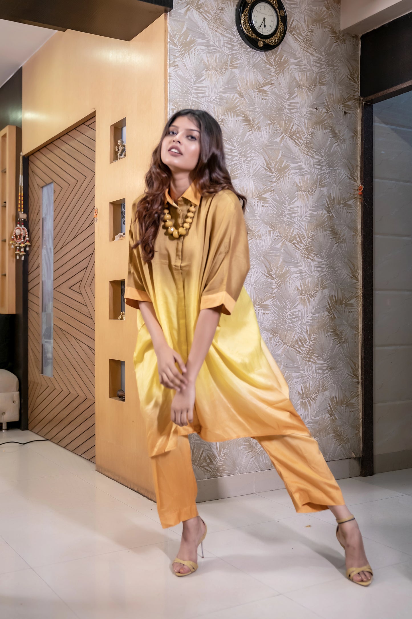 Mustard Yellow Ombre Co-ord