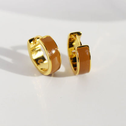 Brass Hoop Earring (24K Gold Plated)