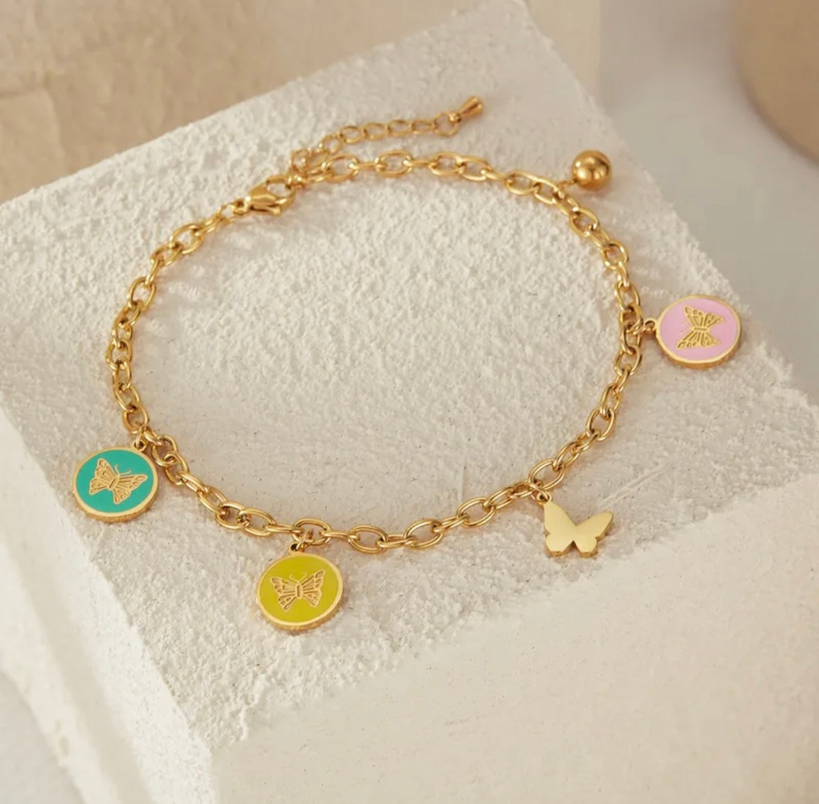 Soft Butterfly Bracelet