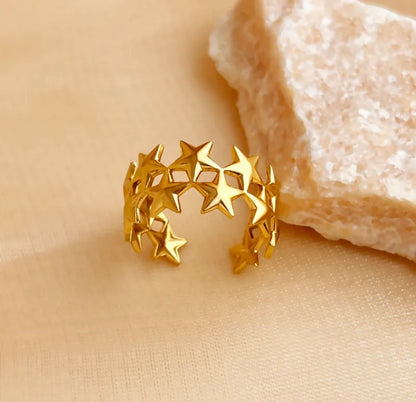 Starry Night Ring (18K Gold Plated)